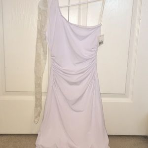 One Shoulder Lace Dress